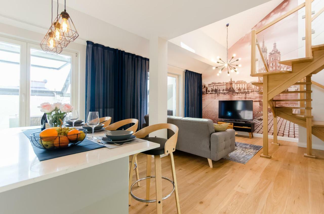 Apartamento Kazimierz Penthouse With Private Terrace Cracovia Exterior foto
