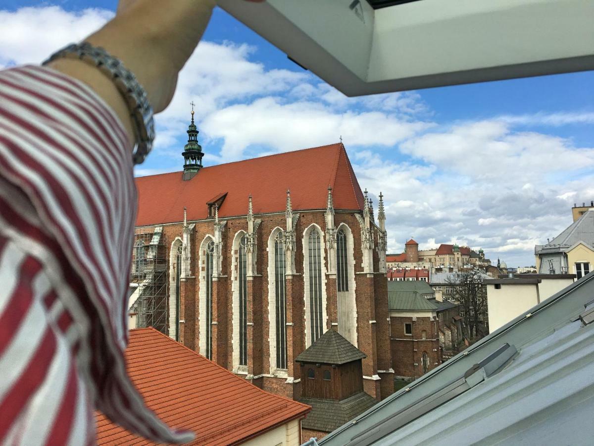 Apartamento Kazimierz Penthouse With Private Terrace Cracovia Exterior foto
