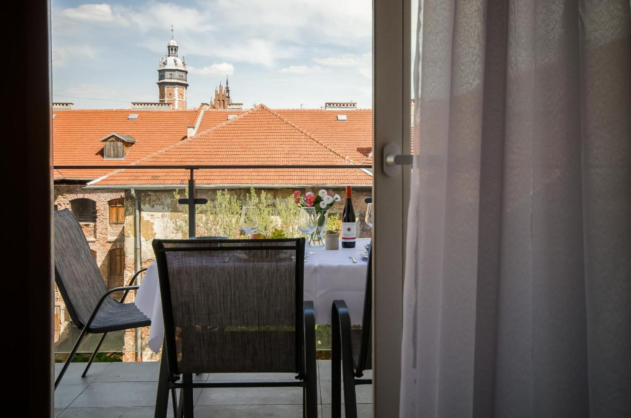 Apartamento Kazimierz Penthouse With Private Terrace Cracovia Exterior foto