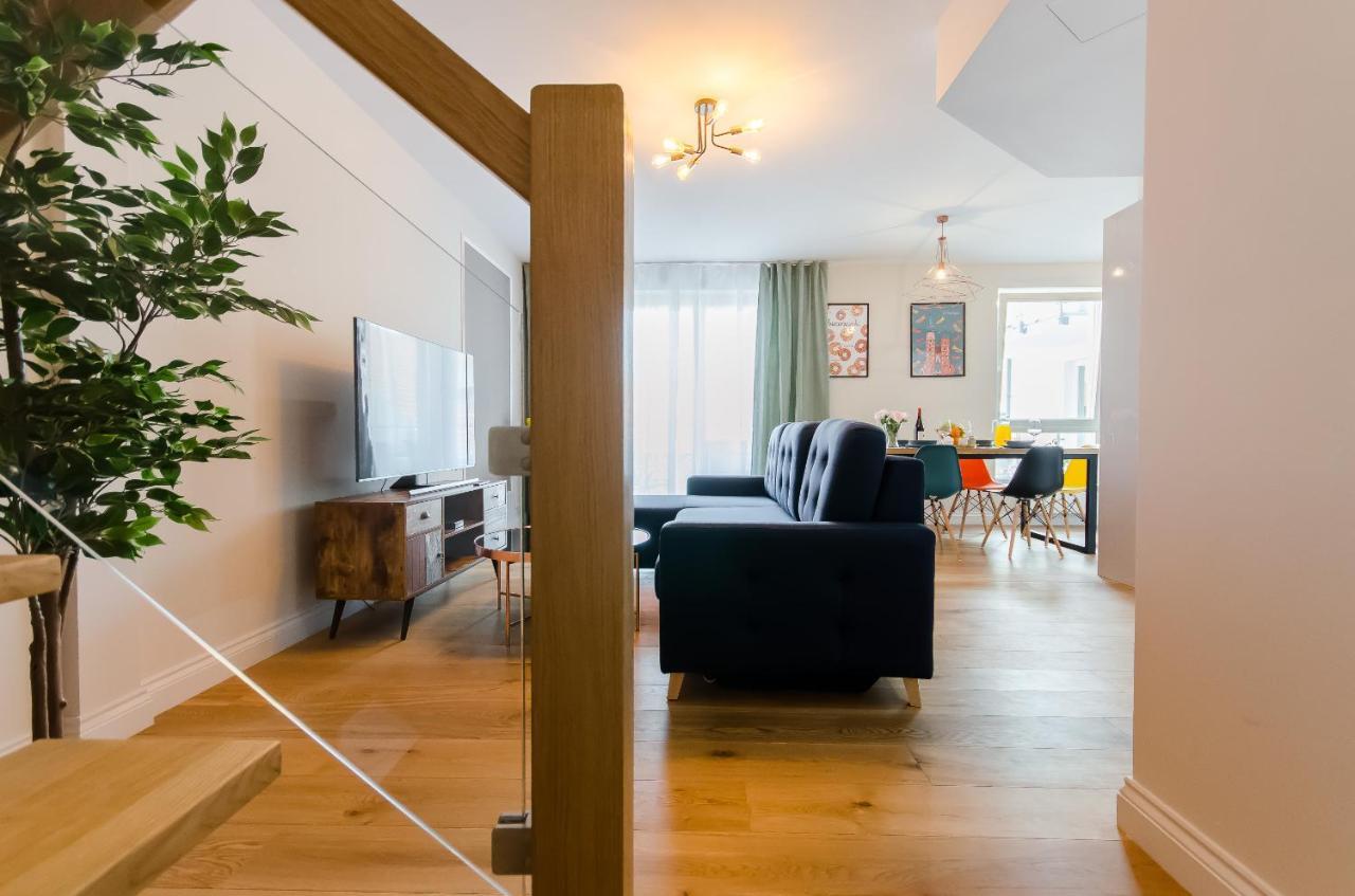 Apartamento Kazimierz Penthouse With Private Terrace Cracovia Exterior foto